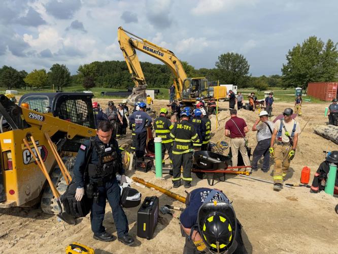 Bridgeville trench rescue