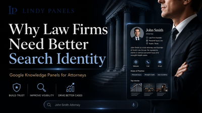 Lindy Panels Expands Google Knowledge Panel Services for Law Firm Founders and Managing Partners