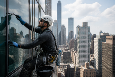 How commercial window cleaning Manhattan teams handle high rise access unlike Brooklyn, NY homeowners realize