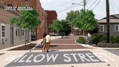 Town of Snow Hill Promenade Rendering