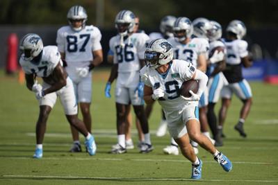 Panthers Texans Camp Football