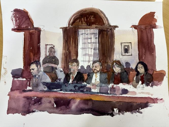 Mailloux Sentencing Sketch