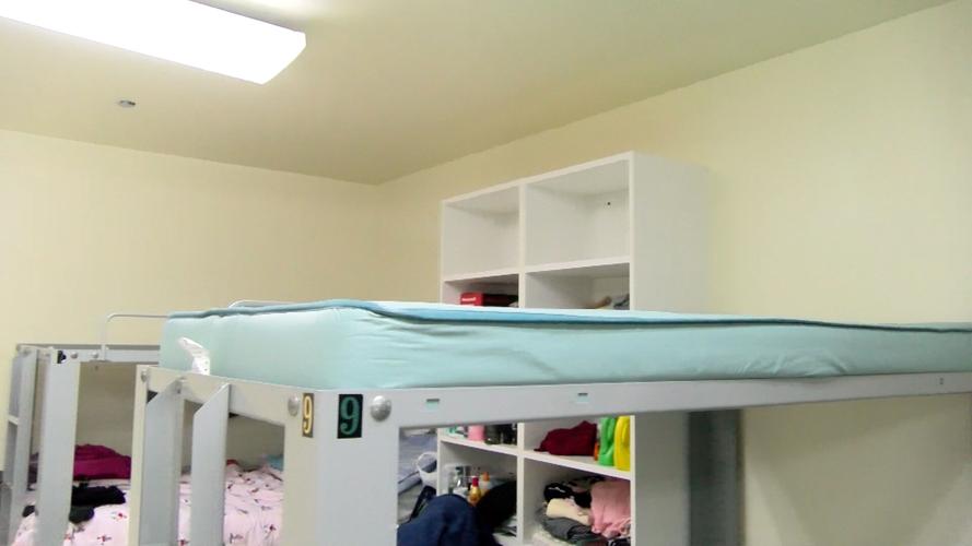 Bunk Beds in the Christian Shelter