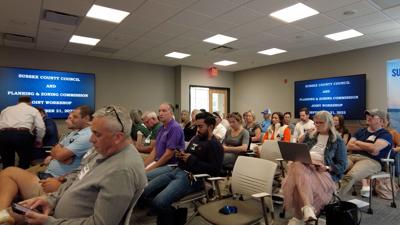 People at Sussex County Public Workshop