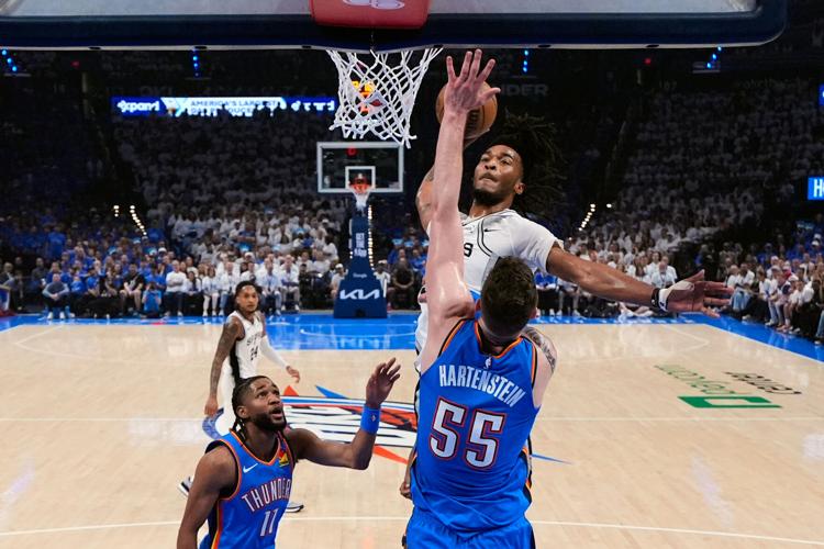 APTOPIX Spurs Thunder Basketball