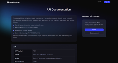 Media Mister Launches Free API for Automated Social Media Growth Ordering