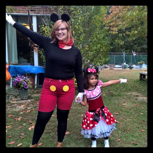 Aolani and her mommy Calypso as Minnie and Mickey Mouse Photo Melissa Regelin-Sweetman of Bridgeville DE