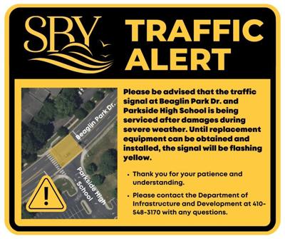 Beaglin Park Dr. traffic alert