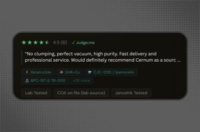 Cernum Biosciences Review: “No Clumping, Perfect Vacuum, High Purity”