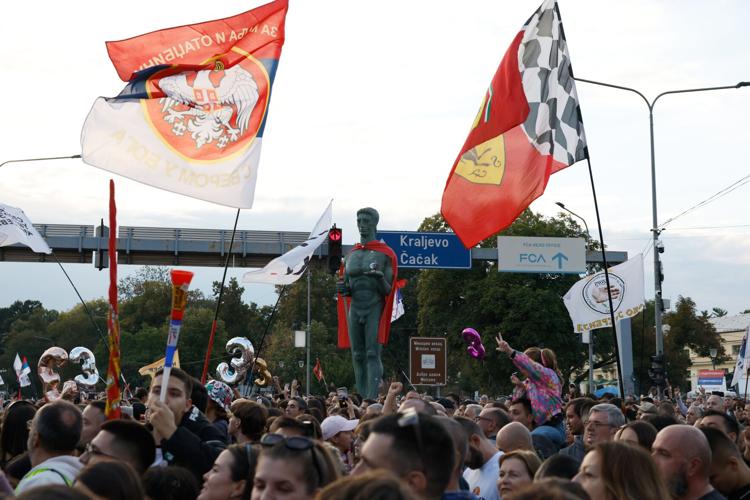 Serbia Election Students