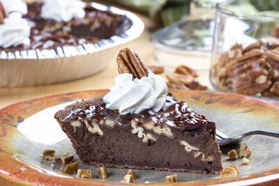 Chocolate Pcan Fudgy Pie