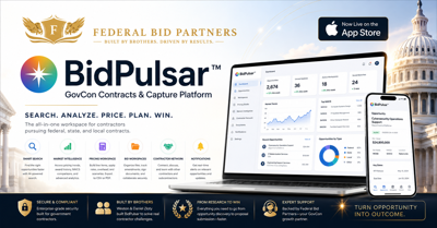 Federal Bid Partners Launches BidPulsar™ on the Apple App Store