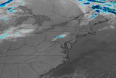 GOES East Satellite Image at 6 AM
