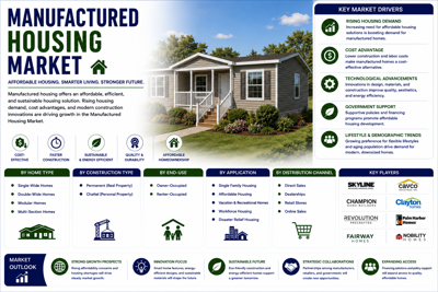 Manufactured Housing Market to Grow from USD 28.49 Billion in 2026 to USD 54.64 Billion by 2035 at 7.50% CAGR