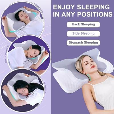 Ergonomic Butterfly Pillow Targets Neck Pain Relief