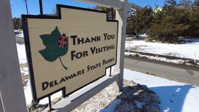 Delaware State Parks sign