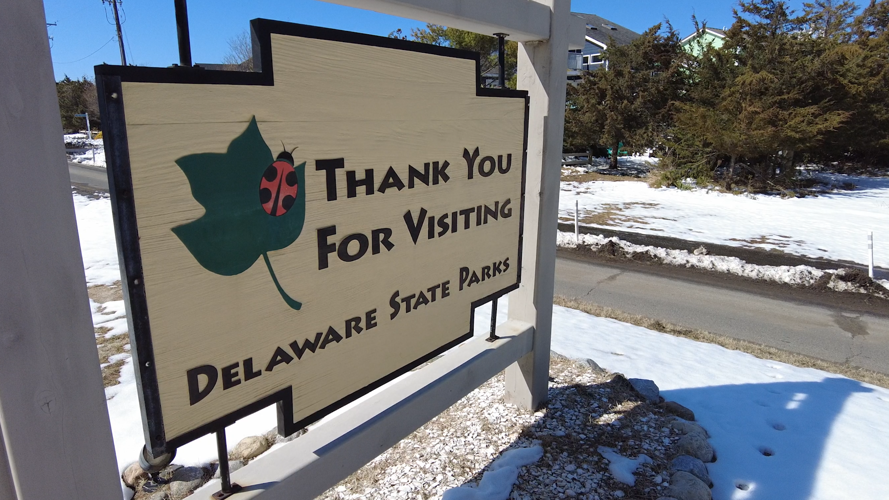Delaware State Parks sign