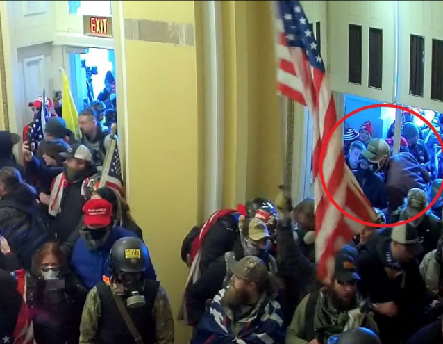 Jeffrey Schaefer in Capitol Building