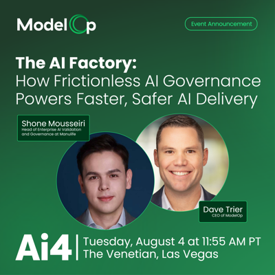 ModelOp to Present “The AI Factory” with Manulife at Ai4 2026: How Frictionless AI Governance Powers Faster, Safer AI Delivery