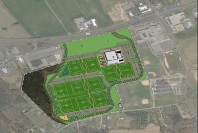 Sports Complex Rendering