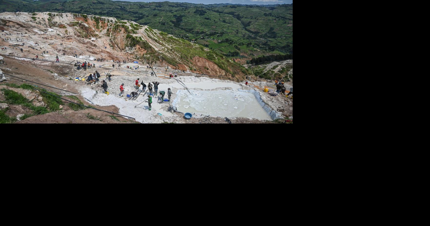 Families mourn those killed in a Congo mine landslide as some survivors prepare to return