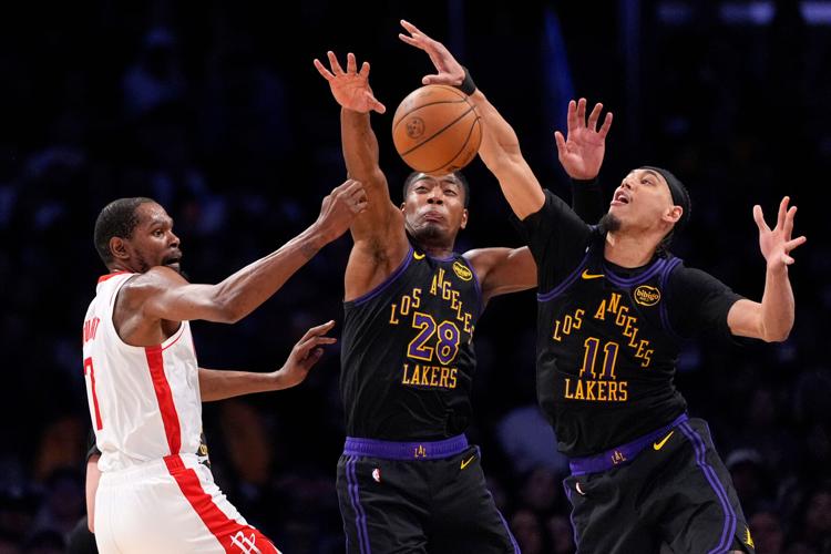 Rockets Lakers Basketball