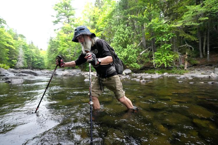 APTOPIX Appalachian Trail Oldest Hiker