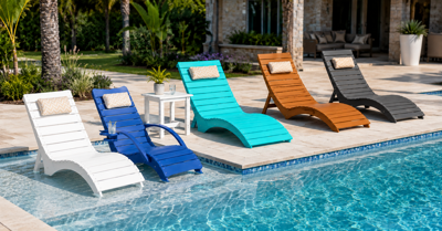 AquaCurve Spotlights In-Pool Lounge Chair Options by Shelf Fit, Features and Starting Price