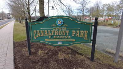 Canalfront Park in Lewes