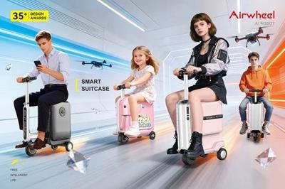 Airwheel Launches AI Suitcase Redefines Smart Travel - Luxury Intelligent Rideable Electric Cabin Suitcase for the Future of Mobility