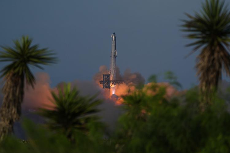 APTOPIX SpaceX Starship Launch