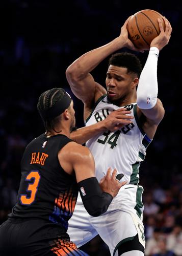 Bucks Knicks Basketball