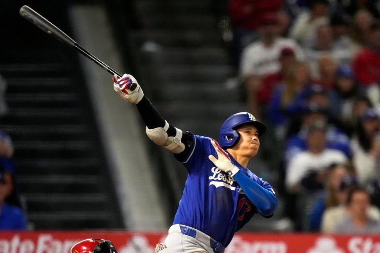 CORRECTION Dodgers Angels Baseball