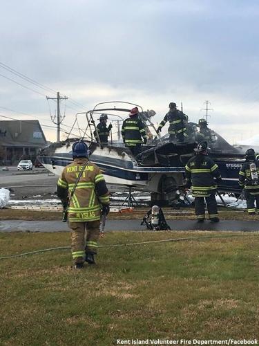 Officials Investigating Marine Fire in Kent Island