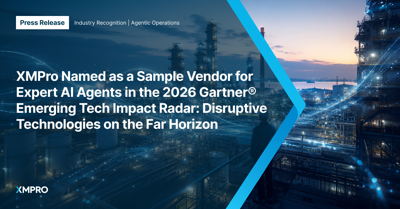 XMPro Named as a Sample Vendor for Expert AI Agents in the 2026 Gartner® Emerging Tech Impact Radar