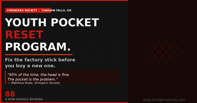 Stringers Society Offers Youth Pocket Reset Program — Enabling Players To Fix Factory Sticks Before Buying New Ones