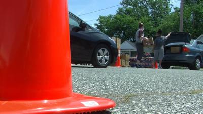 Mobile Food Drive Helps Hundreds of Families on the Lower Shore