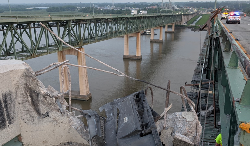 Delaware Memorial Bridge Truck Crash
