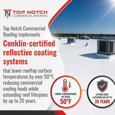 Top Notch Commercial  Roofing Expands Reflective Coating Services in Ohio