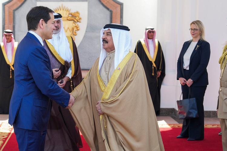 Bahrain US Rubio Gulf