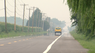 Smoky skies