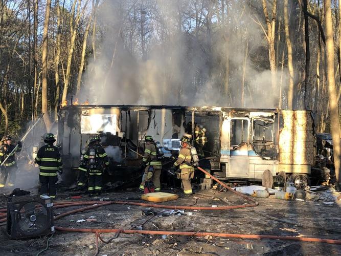 Fire Burns Two Trailers in Delmar