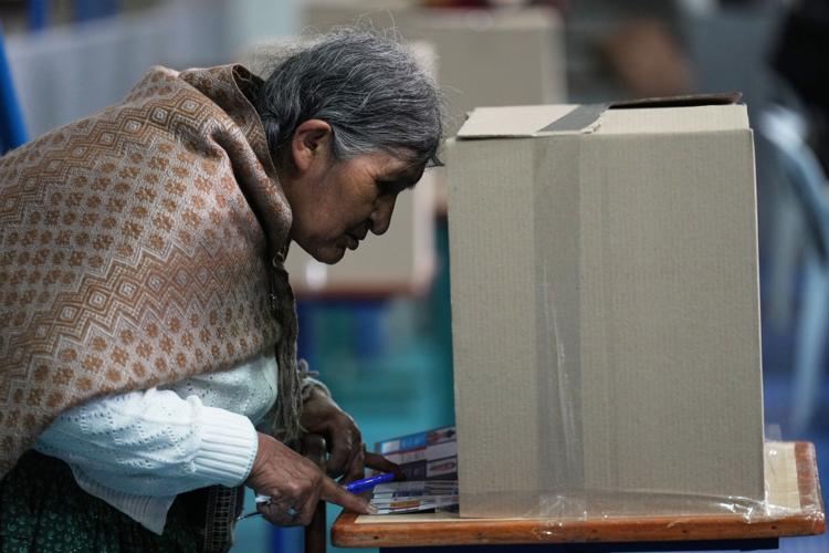 APTOPIX Bolivia Election