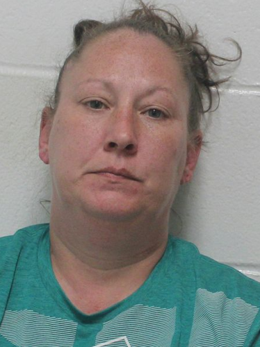Kelly Elliott's booking photo.