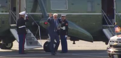 President Biden Arrives in Rehoboth Beach