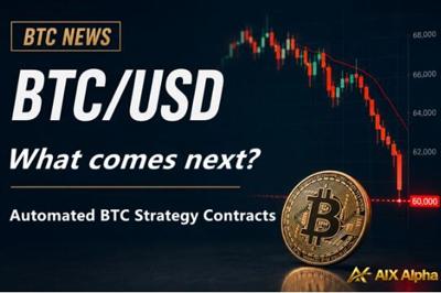 BTC/USD Volatility Creates Fast-Moving Opportunities; AIXAlpha Launches Automated BTC Strategy Contracts