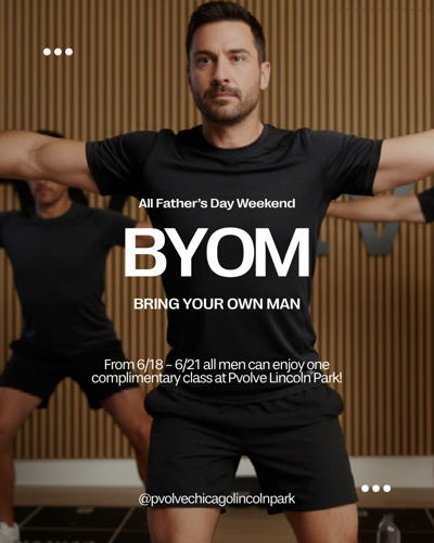 PVOLVE Lincoln Park Launches Weight Training Class; Invites Guys To Try as Part of Father’s Day Promo