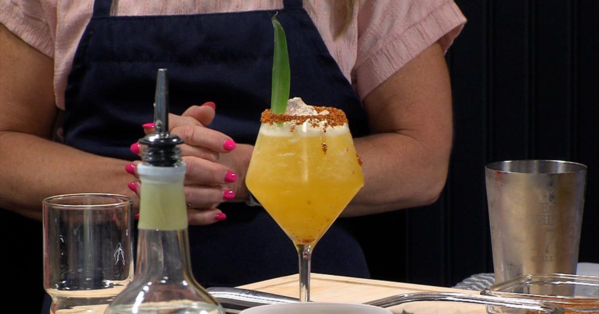 Courtney Gallagher from Savour Restaurant Mixes Signature Cocktails in the Kitchen Concepts Kitchen