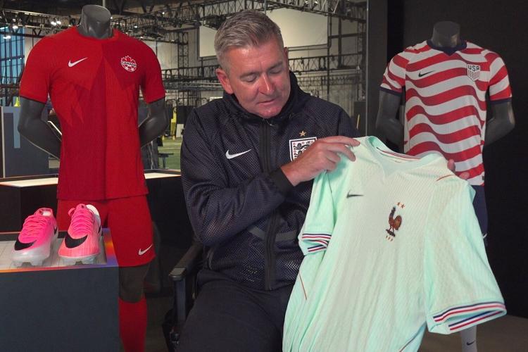 WCup Soccer Making the Uniforms