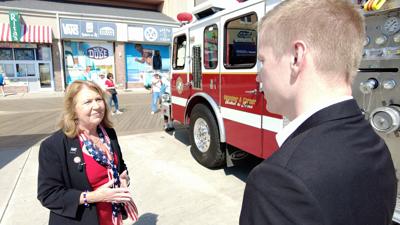 Mary Beth Carozza talks to Hunter Landon